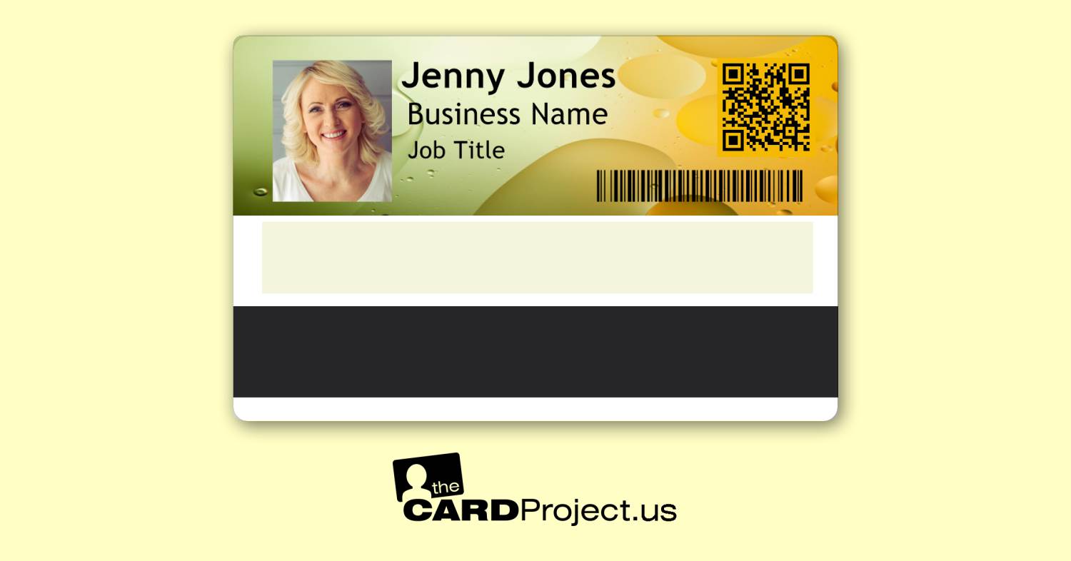 Employee ID Card Double Design 5 (REAR)